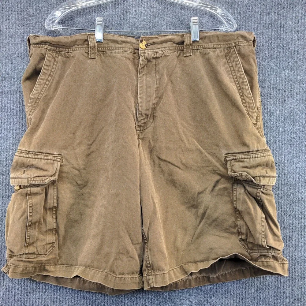 National Outfitters Men's Cargo Shorts Brown Size 38 100% Cotton Pockets